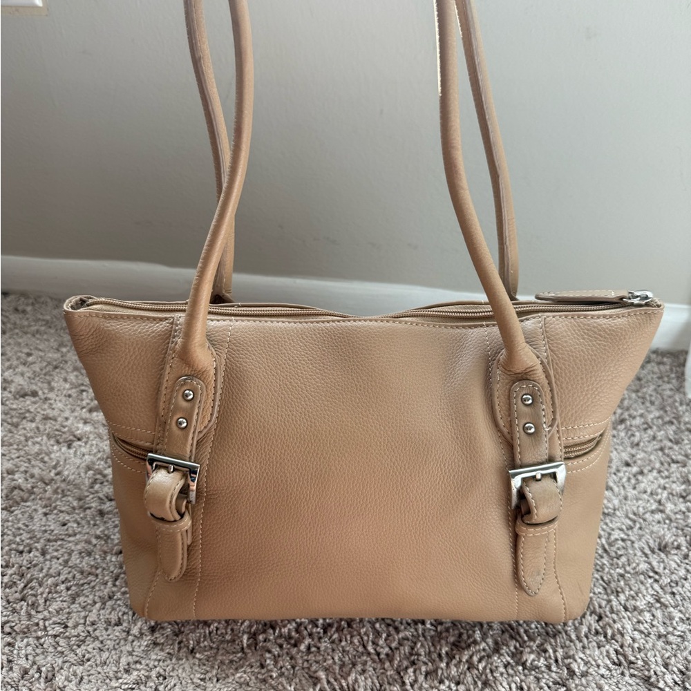 Tignanello Leather Shoulder Bag